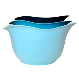 Architec Set of 3 Prep Mixing Bowls - Blue by Architec
