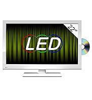 Cello 22 C2212F White LED TV with Built In DVD Player