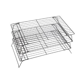 Kitchen Craft 40 x 25 cm Non-Stick 3-Tier Cooling Rack