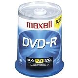 Maxell - 100 x DVD-R - 4.7 GB 16x - spindle - storage media