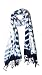 Anuze Fashions Tie Dye Blue & White Coloured Design Stole RS.199.00