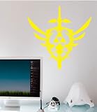 Zelda Skyward Sword Wall Art Decal Peel and Stick.Gold