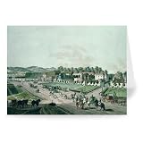 View of the Augarten Palace and Park, Vienna.. - Greeting Card (Pack of 2) - 7x5 inch - Art247 - Standard Size - Pack Of 2