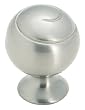 Amerock Swirl'z Spiral Ball 1-1/8-Inch Diameter Knob, Satin Nickel #BP9338-G10