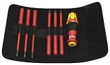 Wera KK VDE 60i/7 Insulated Interchangeable Blade Pouch Set (SLOT/PH), 7 Piece