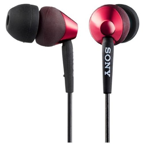 SONY 密閉型インナーイヤーレシーバー EX77SL レッド MDR-EX77SL/R