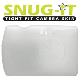 Snug-It Tight Fit Camera Skin (Clear White) for Canon PowerShot SD900 Digital Camera by Delkin