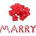 Pack of 1000 Red Silk Rose Petals Wedding Flowers