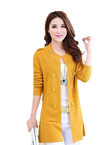 Cick Cick-JP レディース ニット カーディガン コート 羽織物 ロング丈 大人 秋 冬 カラー バリエーション 大きいサイズ