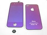 Apple iPhone 4 G 4G GSM AT&T ~ Violet Purple Mirror Full LCD Screen Display + Touch Screen Digitizer Front Glass Lens Part Assembled Together + Full Plastic Glass Back Battery Cover Door Case Housing Fascia Plate Panel ~ Mobile Phone Repair Parts Replacement Apple iPhone 4 G 4G GSM AT&T ~ Violet Purple Mirror Full LCD Screen Display + Touch Screen Digitizer Front Glass Lens Part Assembled Together + Full Plastic Glass Back Battery Cover Door Case Housing Fascia Plate Panel ~ Mobile Phone Repair Parts Replacement