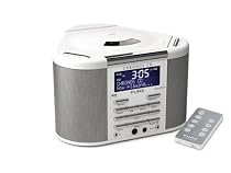 PURE Chronos CD DAB/FM/CD/MP3 Stereo Clock Radio - White