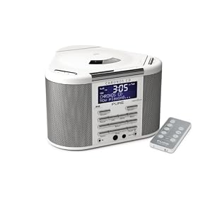 PURE Chronos CD DAB/FM/CD/MP3 Stereo Clock Radio  - White