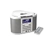 PURE Chronos CD DAB/FM/CD/MP3 Stereo Clock Radio (white)