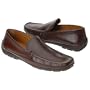 Brass Boot Men's Luke Loafers,Brown Waxy Leather,10.5 M US