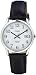 Timex Men's Leather Easy Reader Strap Watch, 2H281, Indiglo, QUICK-DATE, 50 Meter, 10 Year Battery