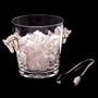 Arthur Court Horse Ice Bucket w/ Tongs