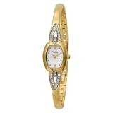 Buy Caravelle by Bulova Womens 45L79 Crystal Accented Silver and White Dial Watch from amazon Image for \Caravelle by Bulova Womens 45L79 Crystal Accented Silver and White Dial Watch\