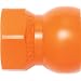 Loc-Line Coolant Hose Component, Acetal Copolymer, 3/8" SAE Flare Nut Adapter, 1/2" Hose ID (Pack of 20)