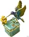 Humming bird on a Box Bejeweled Swarovski Crystal Diamond Jewelry Trinket Box (JF1101)