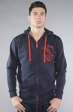 DGK The Nothing Zip Up Hoody in Navy hood ,Sweatshirts for Men