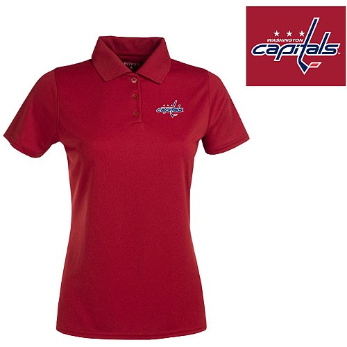 Antigua Washington Capitals Women's Exceed Polo Shirt Extra Large