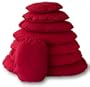 Lex&Max Bezug TIVOLI f�r OVAL Hundekissen-F�llung - Gr��e: 115 cm, Farbe: Rot