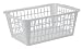 United Solutions Plastic Storage Utility Basket, White