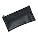 MMF Industries Leatherette Zipper Wallet, 11 x 6 Inches, Black (2340416W04)