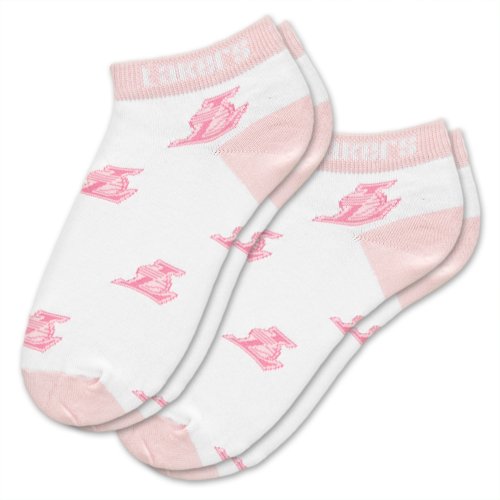 NBA Los Angeles Lakers Womens Socks, 2-Pack, Pink