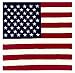 US American Flag Bandana (22" x 22")