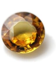 1.52 cts of 5.93x6.77x3.40 mm Round/Mixed Cut Natural Vivid Yellow Sapphire Gemstone