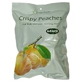 Crispy Green Fruit Snacks, Crispy Peaches, 2.2-Ounce Pouches (Pack of 3)
