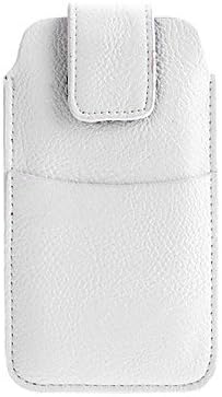 Litchi Grain Full Body PU Leather Protective Case for iPhone 5/5S (white)