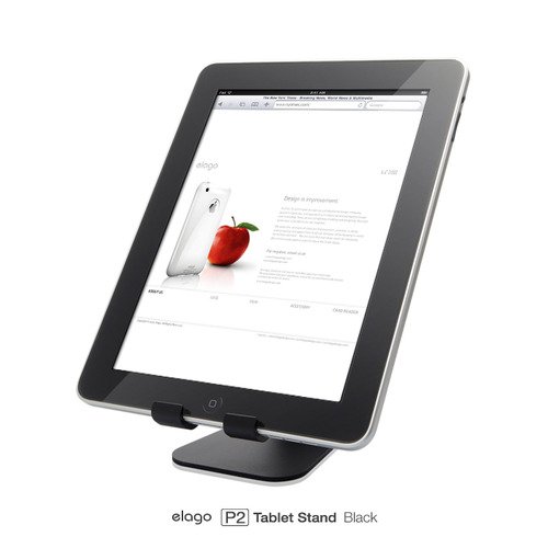 elago P2 Stand (Black) for iPad and Tablet PC