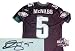 Donovan McNabb Autographed/Hand Signed Philadelphia Eagles Reebok Black Jersey
