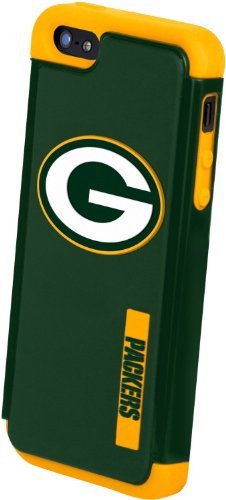 Forever Collectibles NFL Dual Hybrid TPU iPhone 5/5S Rugged Case - Retail Packaging - Green - Green Bay Packers