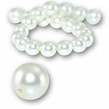 50 Round Pearl 8mm Swarovski CREAM 5810 Crystal Beads.