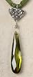 Celtic Heart and Cubic Zirconia Necklace