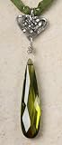 Celtic Heart and Cubic Zirconia Necklace