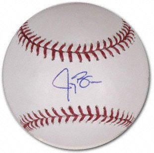 Mounted Memories Cincinnati Reds Jay Bruce Autographed Baseball