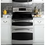 GE Profile: PB970SPSS 30'' Freestanding Electric Range with 5 Radiant Elements, 2.2 cu. ft. Upper Ov