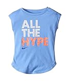 [ナイキ] Nike Kids ガールズ Kta897 Hype Short Sleeve Tee (Toddler) トップス Chalk Blue 4T Toddler [並行輸入品]