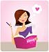 Wallmonkeys Peel and Stick Wall Decals - Young Woman Dreaming about Big Love and Writing Diary - Removable Graphic