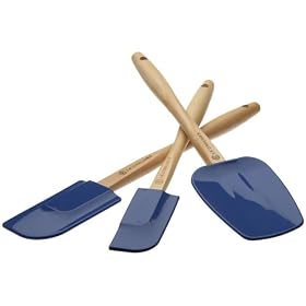 Buy Le Creuset BB0733-30 Amazon.com Exclusive 3-Piece Silicone Spatula Set, Cobalt Blue