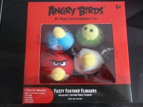 Angry Birds Fuzzy Feather Flingers Four Pack by Rovio Entertainment Ltd