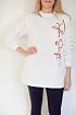 White Long Sleeve Tour Tee