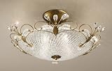 CORNARO:, Deckenleuchte, Made in Italy, Handarbeit, Made with PURE KOLARZ Kristall,