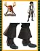 Pirate Brown Boot Covers Child Party Costume Accessory