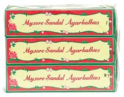 Mysore Sandal Agarbathies Sandalwood Incense - 30 Stick Box
