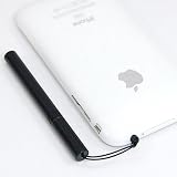 COSMOS Black Stylus/styli with Cap Touch Screen cellphone PD1A Pen for iPhone 4G 3G 3GS iPod/iPad 2 + Cosmos Cable Tie